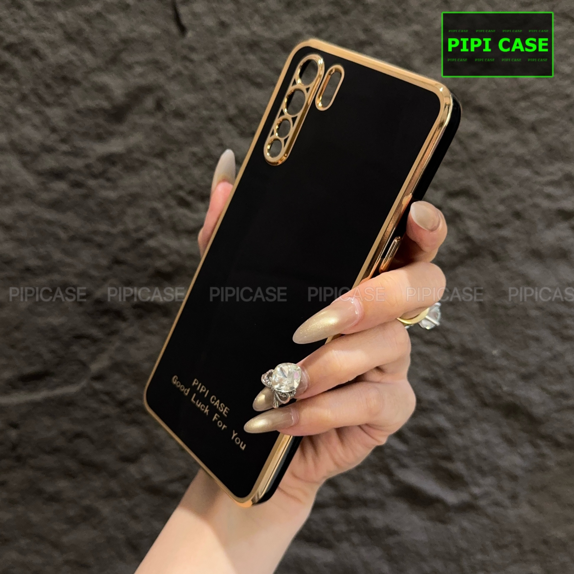 Ốp Lưng Oppo Reno 3 - Royal - Đen