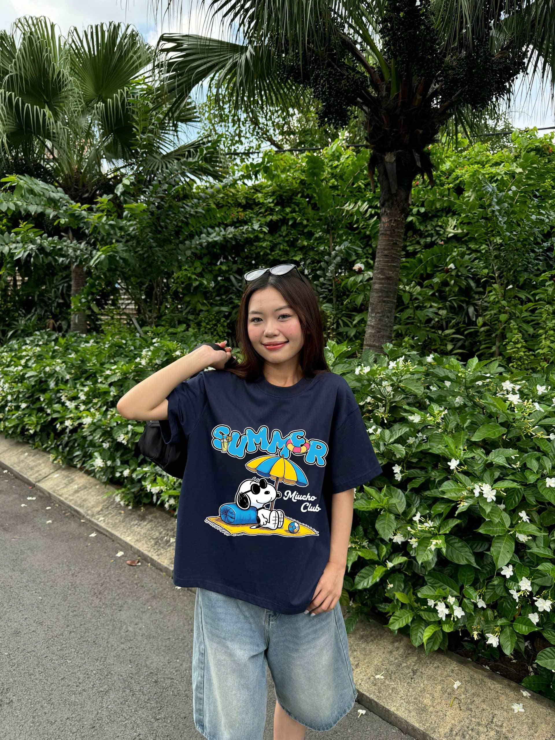 Áo thun boxy hè biển 2331 Miucho chất vải cotton 2 chiều cao cấp dày dặn đứng form in mix_thumbnail_6