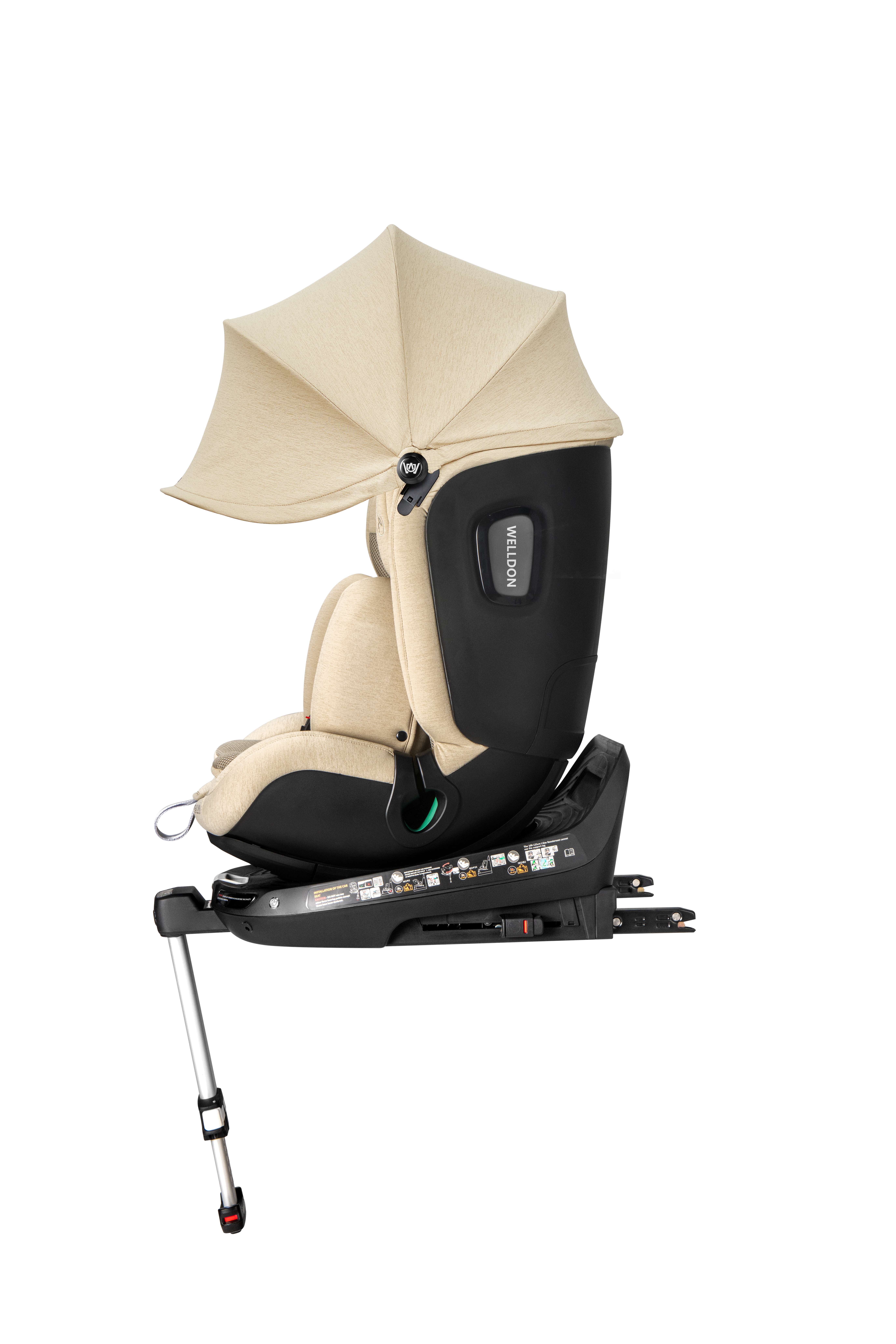 Ghế ngồi an toàn trên ô tô cho trẻ em Welldon Smart Rotate 2 Pro+ 40-125cm  [NHẬP CODE 