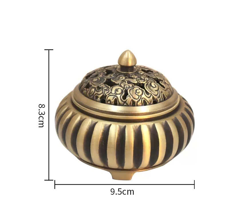 Lư đốt trầm bằng đồng đẹp _thumbnail_2