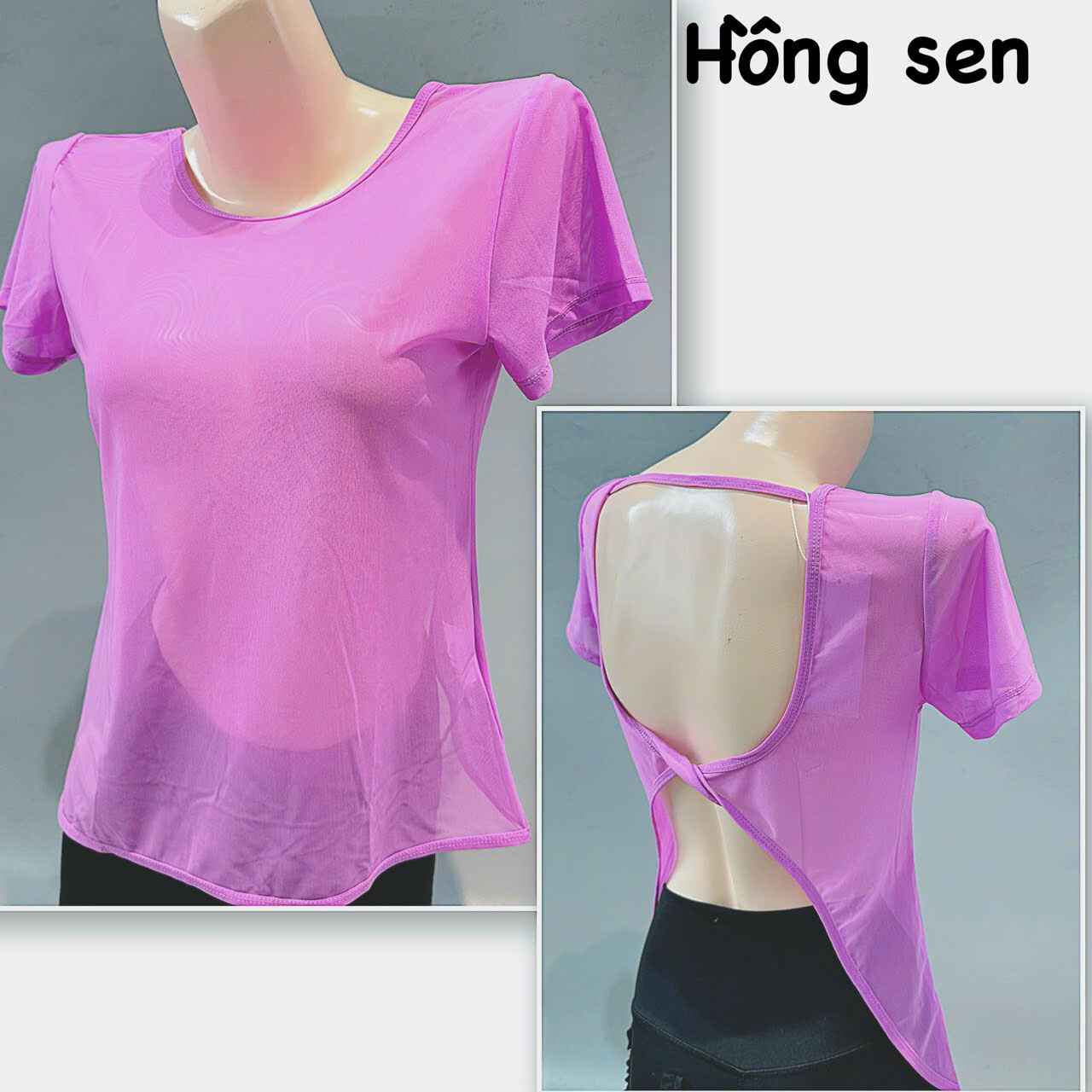 Áo Tank Thể Thao Lưới Mè Dáng Croptop Phối Dây Lưng_thumbnail_12