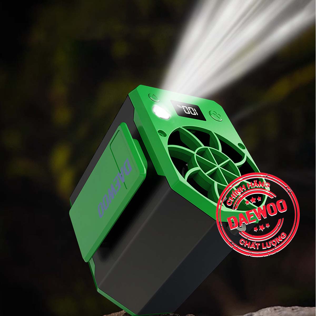 Quạt đeo thắt lưng Daewoo chính hãng Pin 20000mAh 10000mAh sử dụng liên tục 13 đến 25 giờ_thumbnail_5