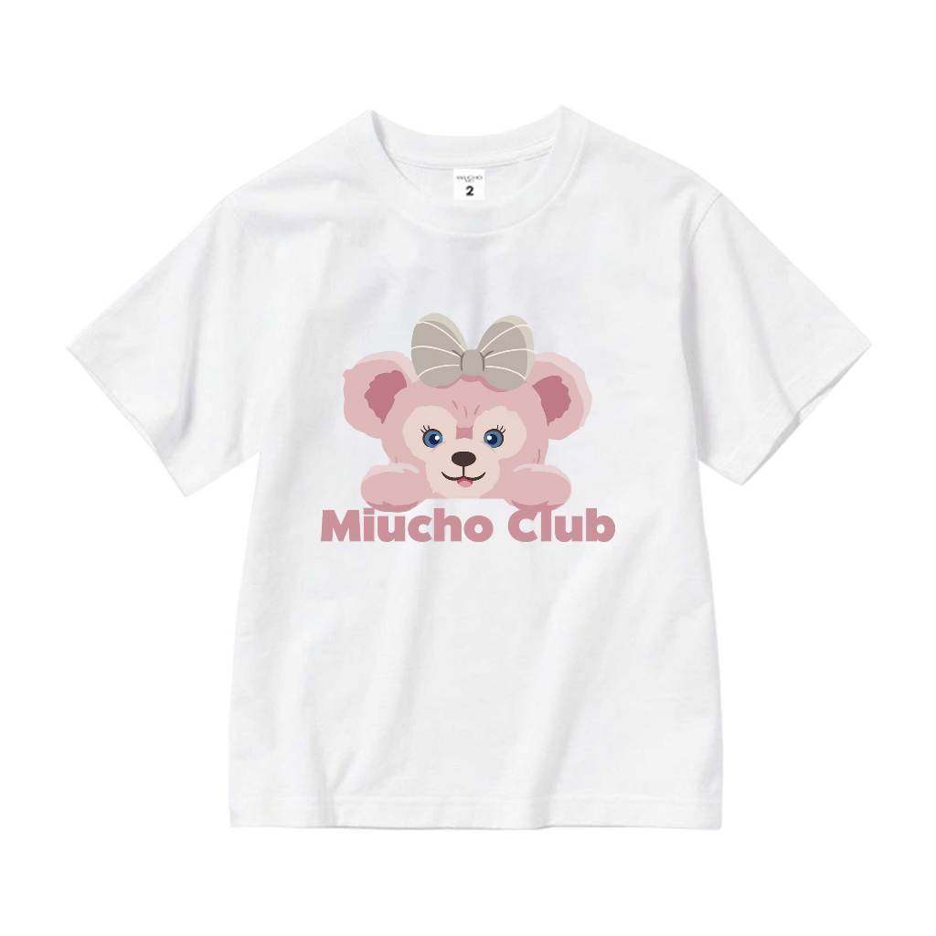 Áo thun cho bé gái cute form rộng AED1109 Miucho Kid tay ngắn cổ tròn style hàn quốc in mix_thumbnail_0