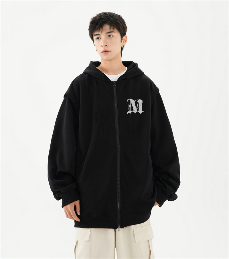 Áo hoodie zip nam local brand form rộng HZD1583 Miucho Club vải nỉ chân cua dày dặn mũ rộng in mix_thumbnail_6