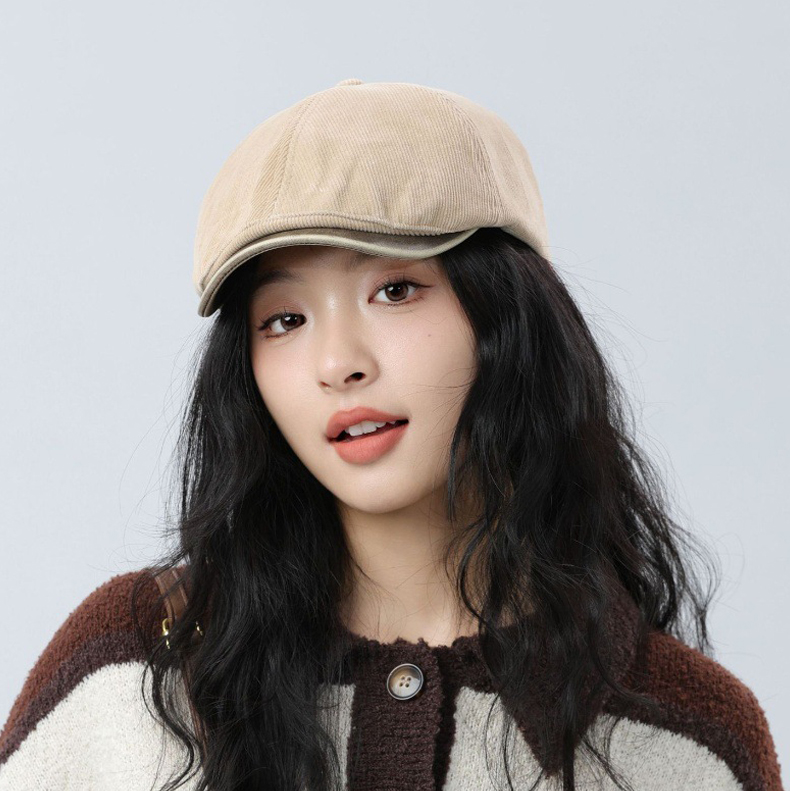 Mũ beret vải nhung tăm nam & nữ HZ2440_thumbnail_15