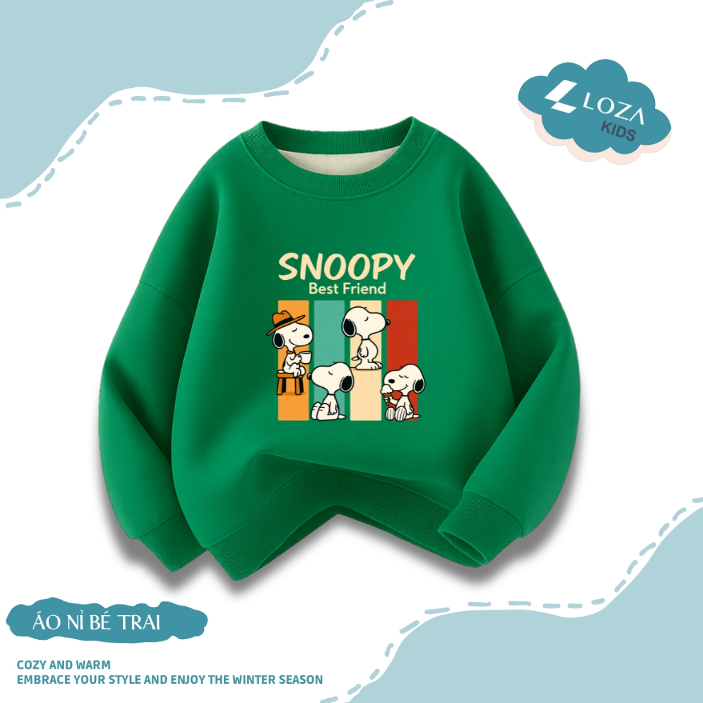 Áo sweater bé trai in hình BST Snoopy nhiều mẫu - Loza Kids IN010_thumbnail_6