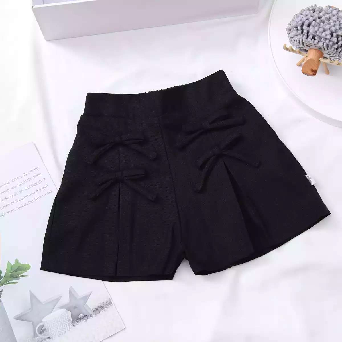 Quần xếp ly phối nơ_thumbnail_5