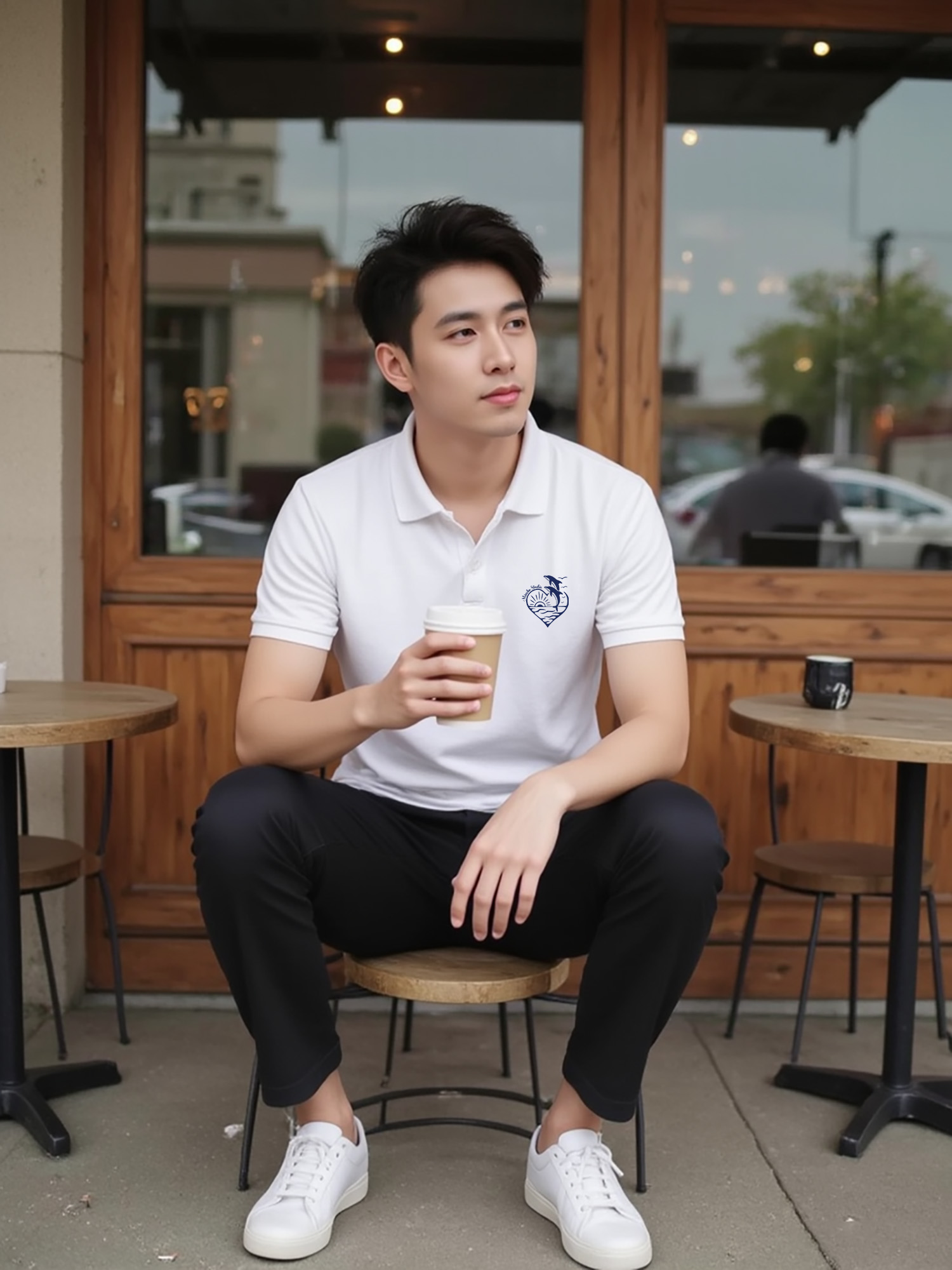 Áo polo nam cao cấp form vừa 2060 Miucho Iconic cổ trụ vải cá sấu polyester thoáng mát in artwork_thumbnail_6