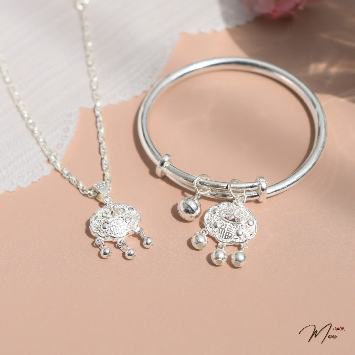 B68 - Dây chuyền cho bé trường mệnh may mắn_thumbnail_1