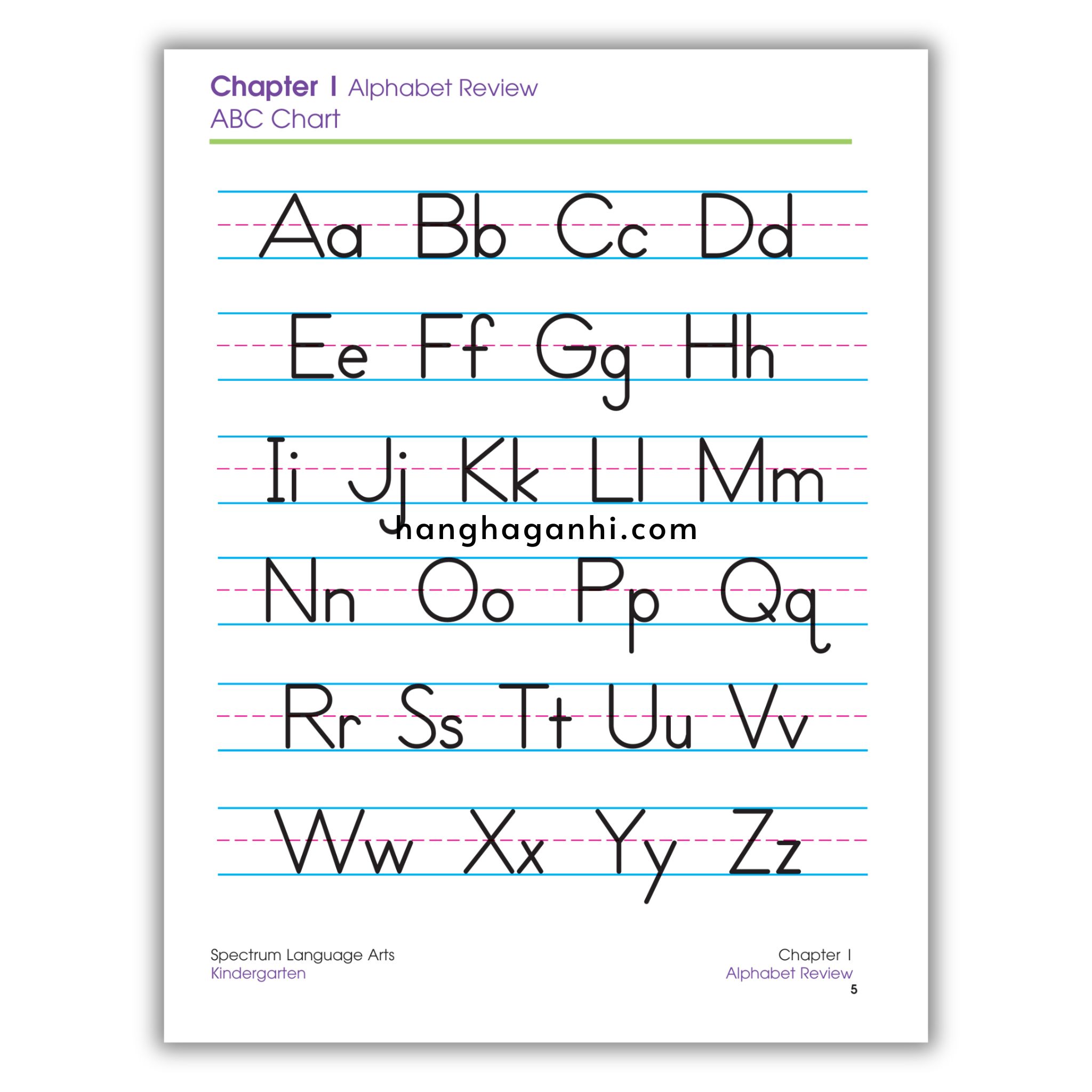 Sách Spectrum Language Arts Workbook Grade K_thumbnail_19