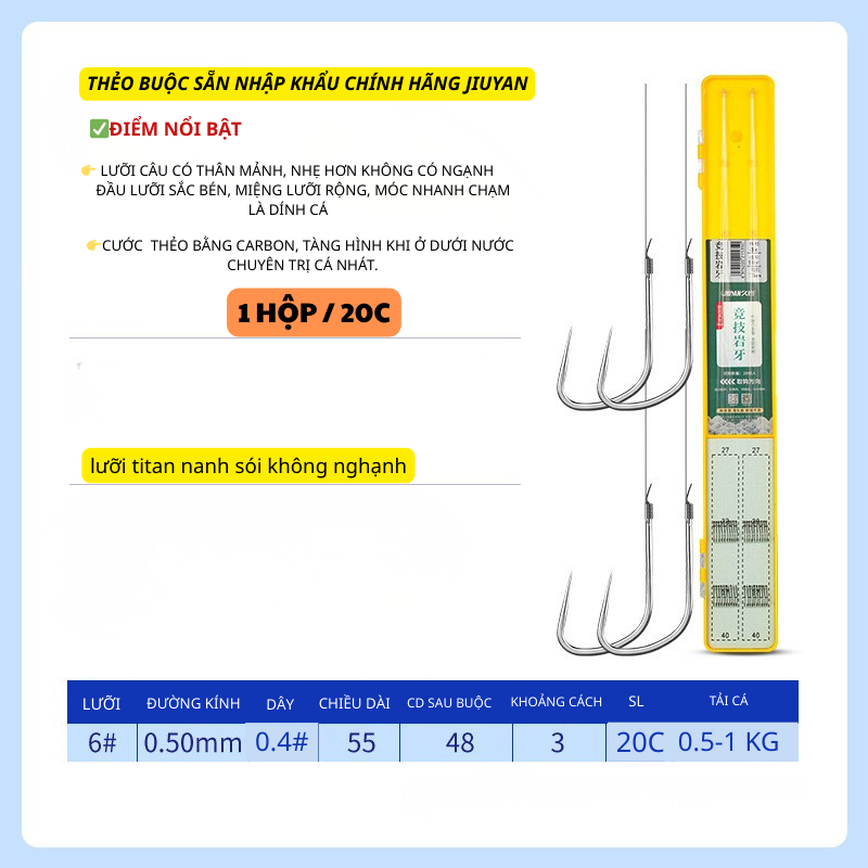 Hộp Thẻo Thi Đấu JIUJAN Lưỡi Nanh Sói Không Nhạnh_thumbnail_2
