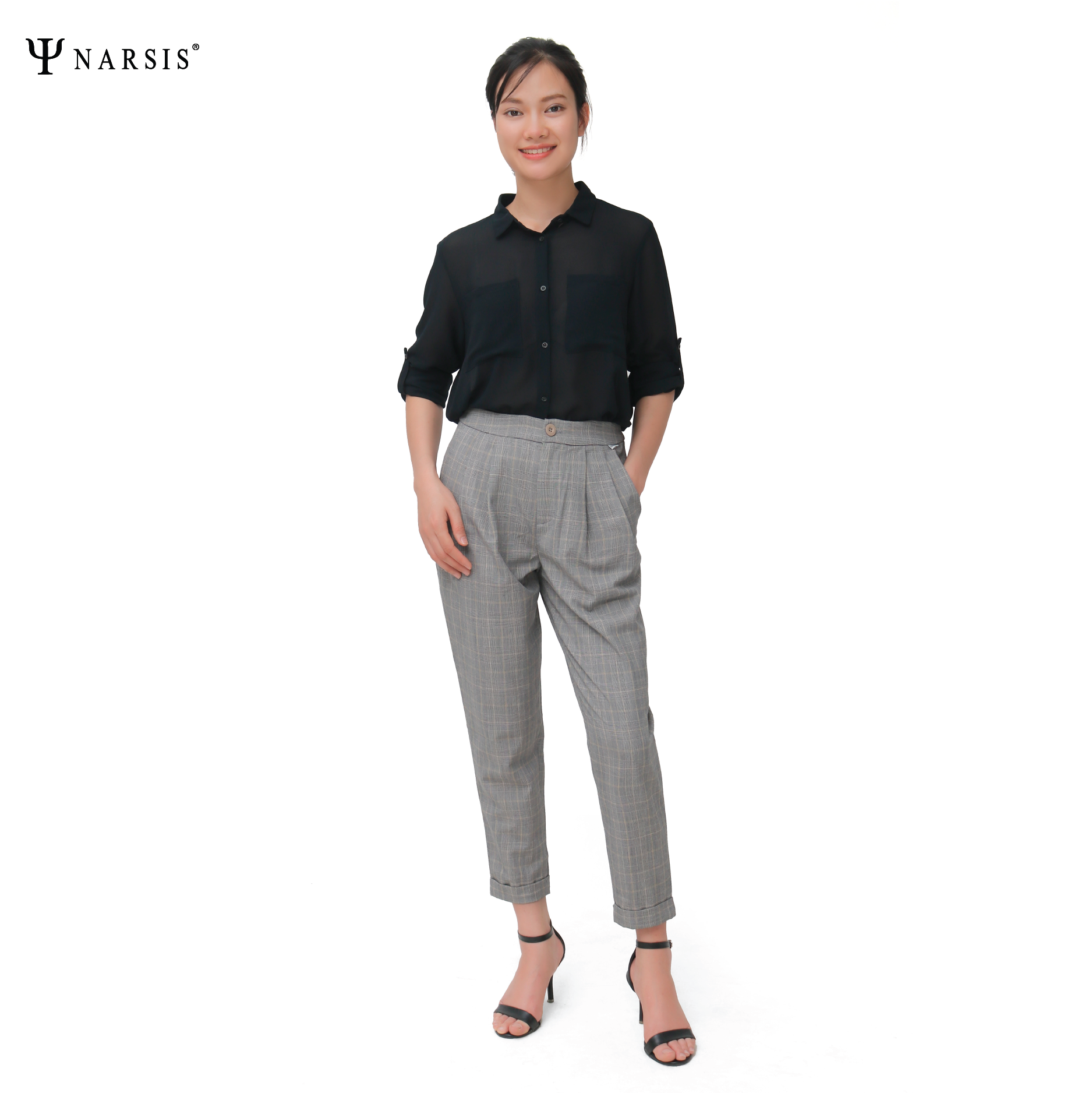 QUẦN LỬNG NỮ P9024 NARSIS CHẤT LIỆU THOÁNG MÁT, DỄ CHỊU, THOẢI MÁI CẢ NGÀY, DỄ VẬN ĐỘNG_thumbnail_2