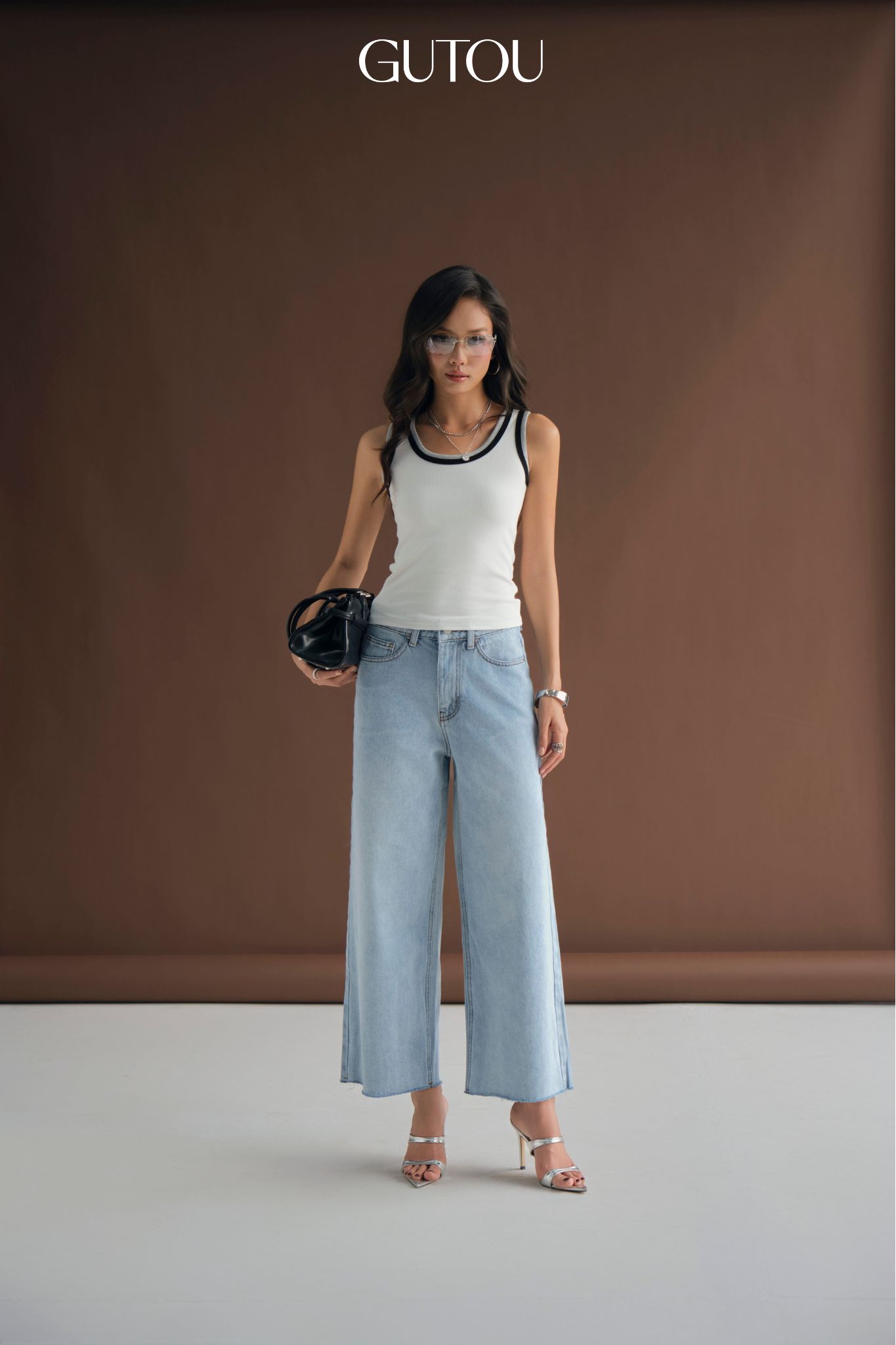 [ GUTOU ] Quần Jeans Suông Elegant Jeans