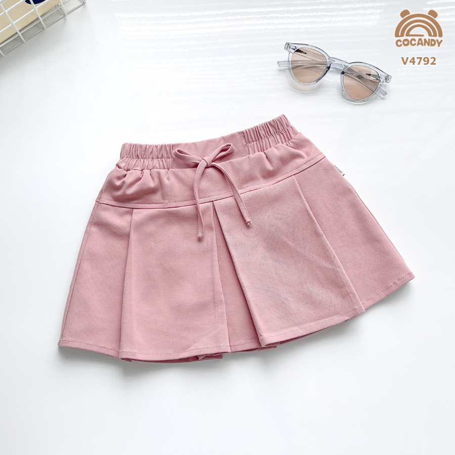 Chân váy HỒNG xếp ly phối nơ_thumbnail_1