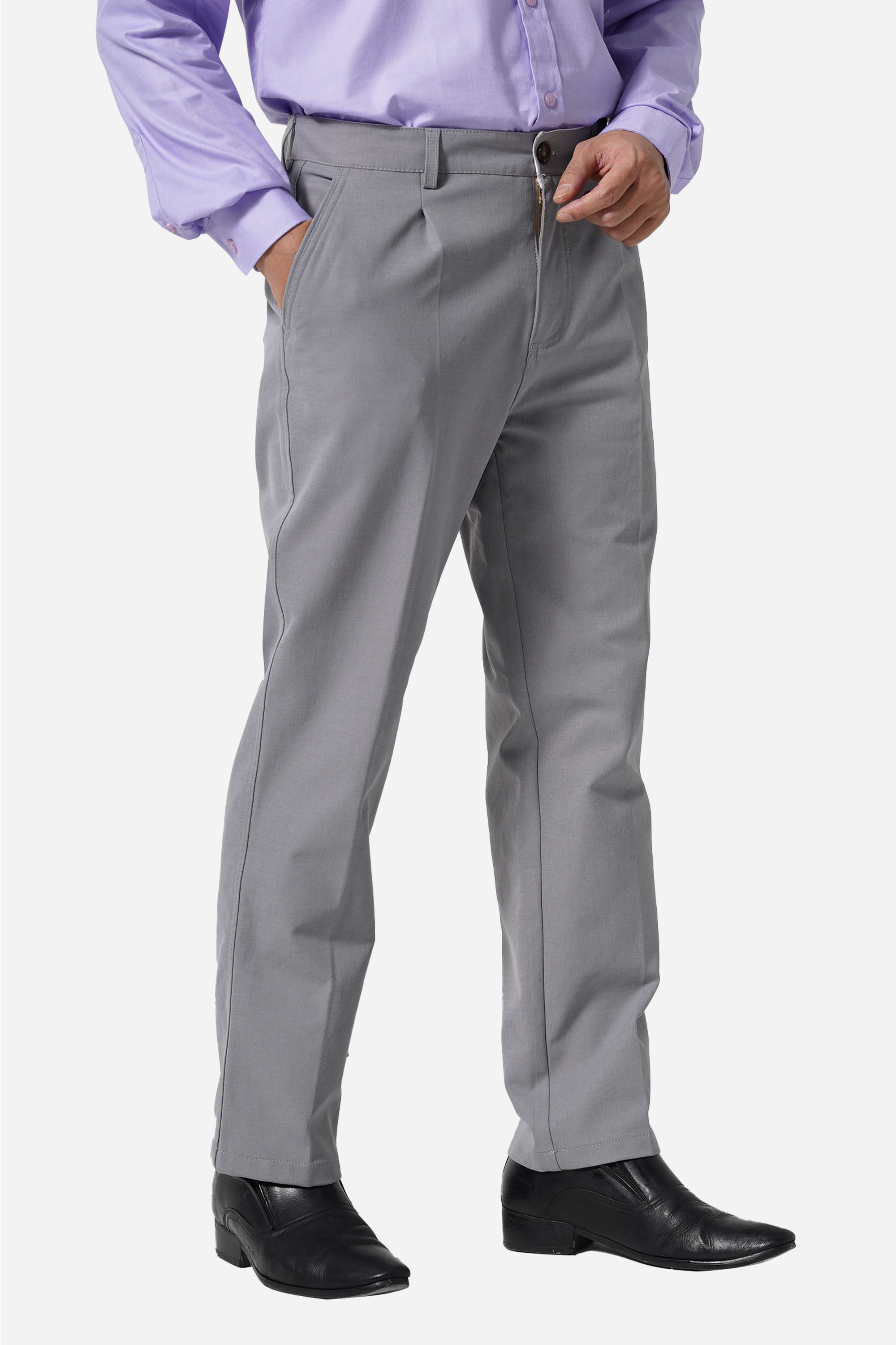 Quần Kaki Mềm 1 Li Nam Trung Niên ANCHI Chất Liệu Cotton Phom Suông Ống Rộng Cao Cấp_thumbnail_17