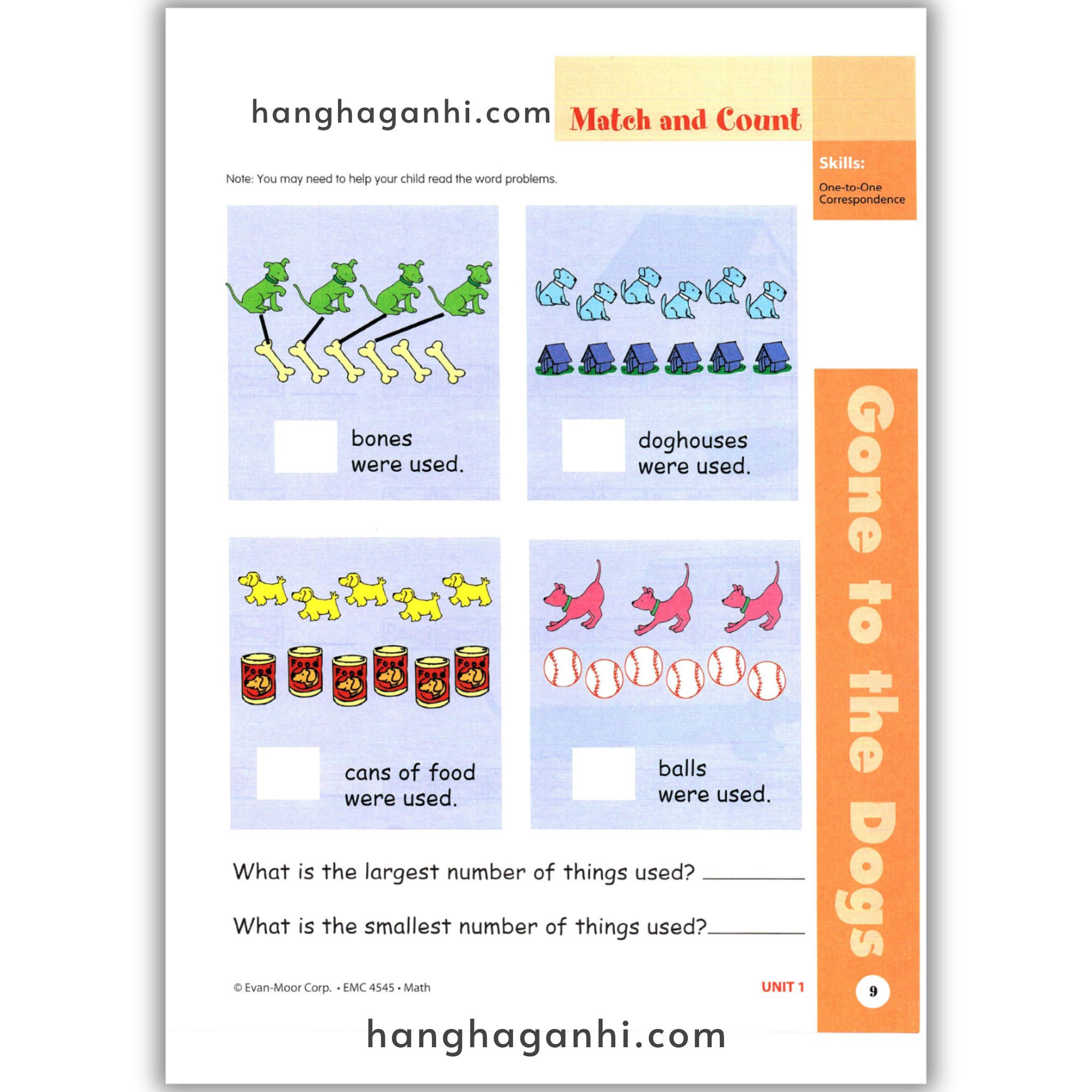 Skill Sharpeners Math Grade 1, Sách Toán Mỹ Evan Moor cho học sinh lớp 1_thumbnail_13