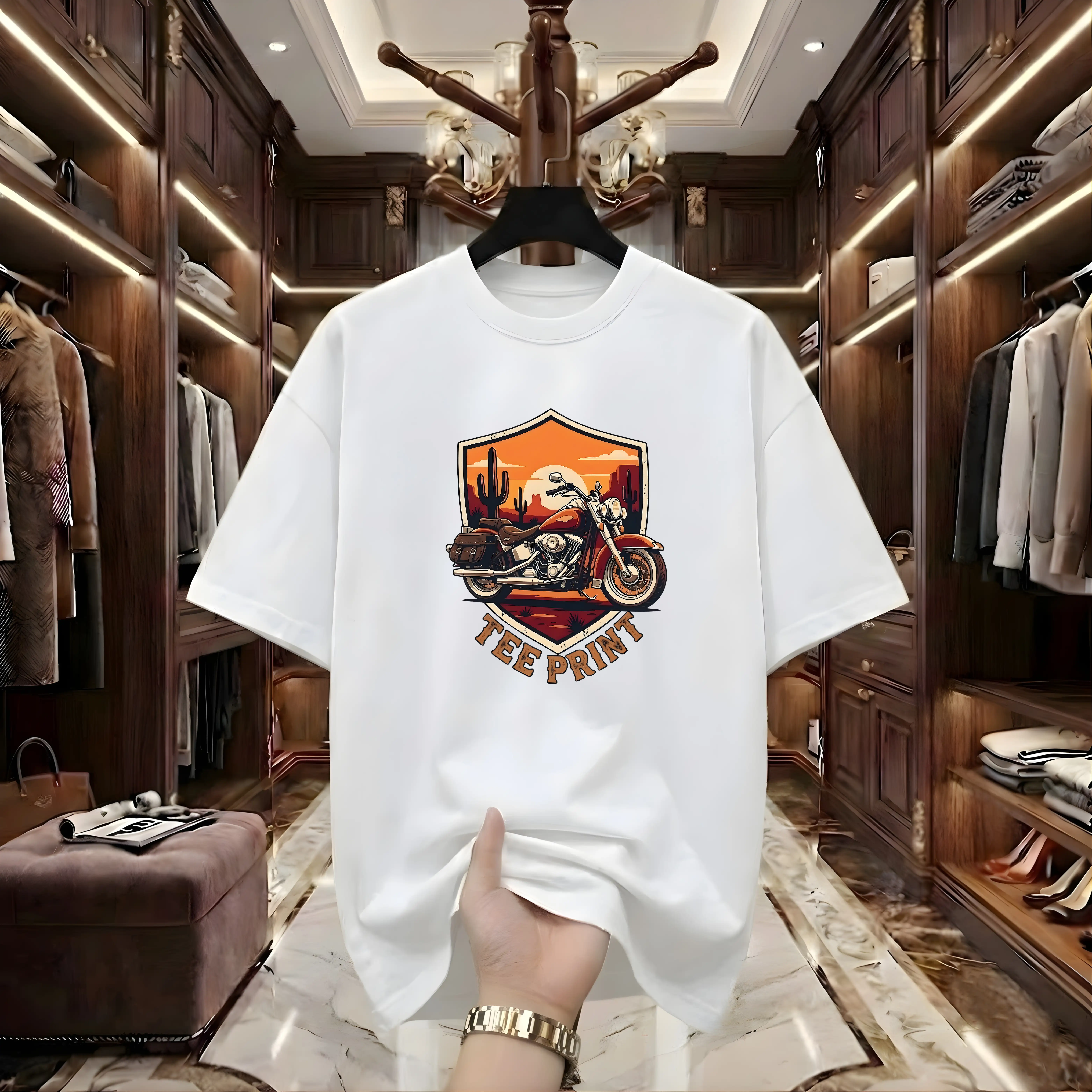 Áo thun nam form rộng TeePrint streetwear 3059