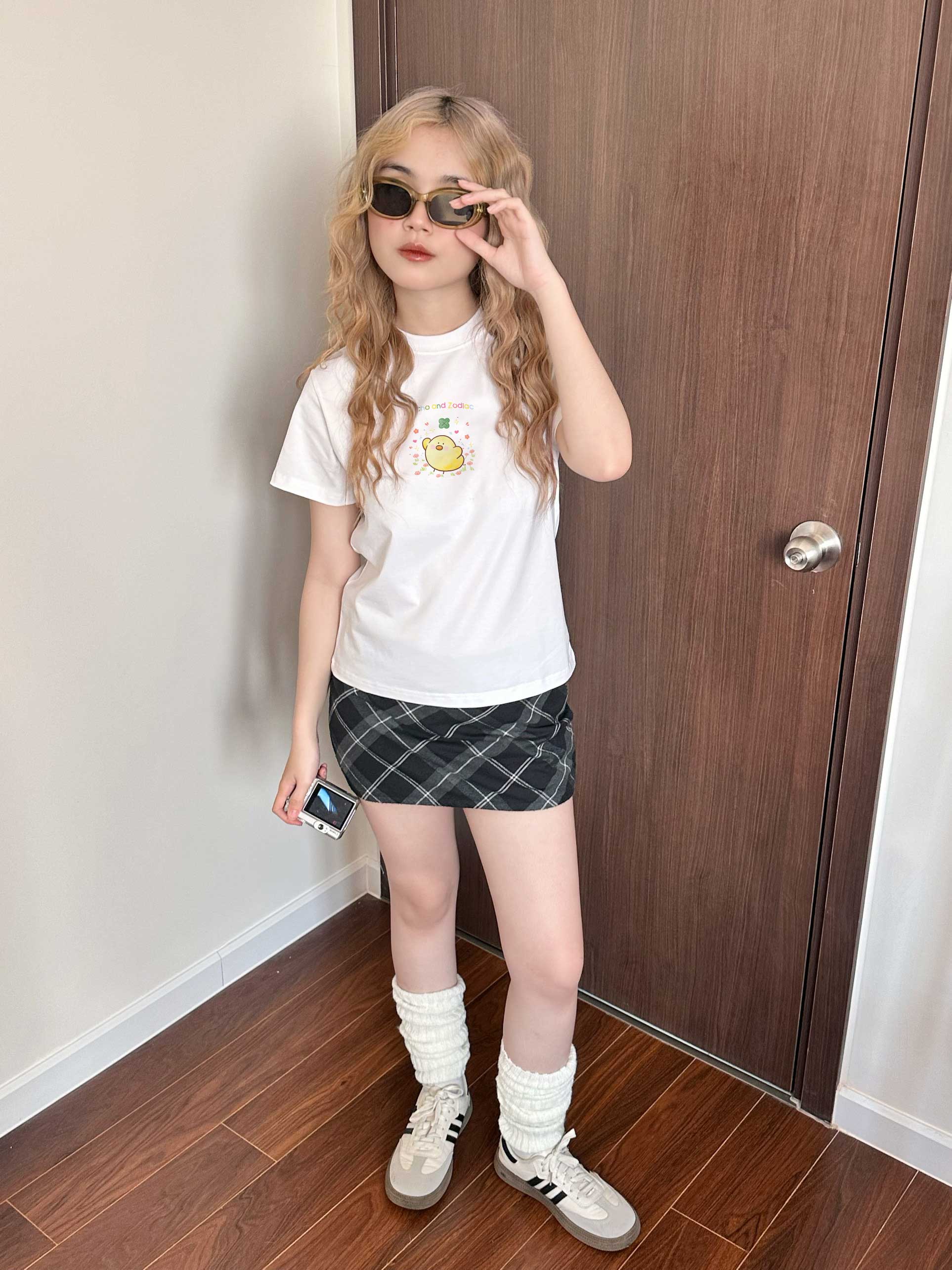 Áo baby tee 12 con giáp tuổi Dậu ( tuổi gà) ABD404 Miucho cotton cổ tròn in graphic_thumbnail_4