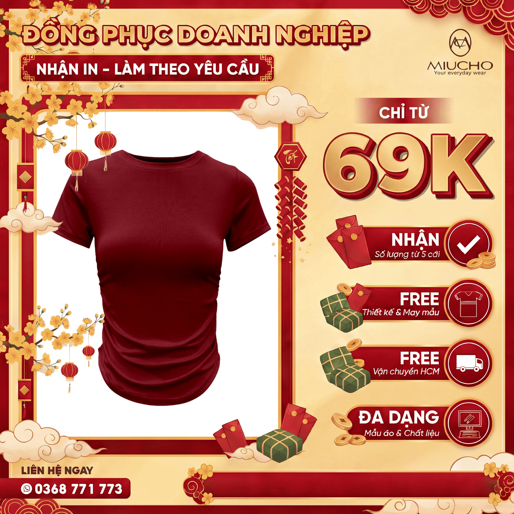 Áo thun nhún eo nữ AT00042 form regular Beezy che bụng, co giãn thoáng mát đủ màu