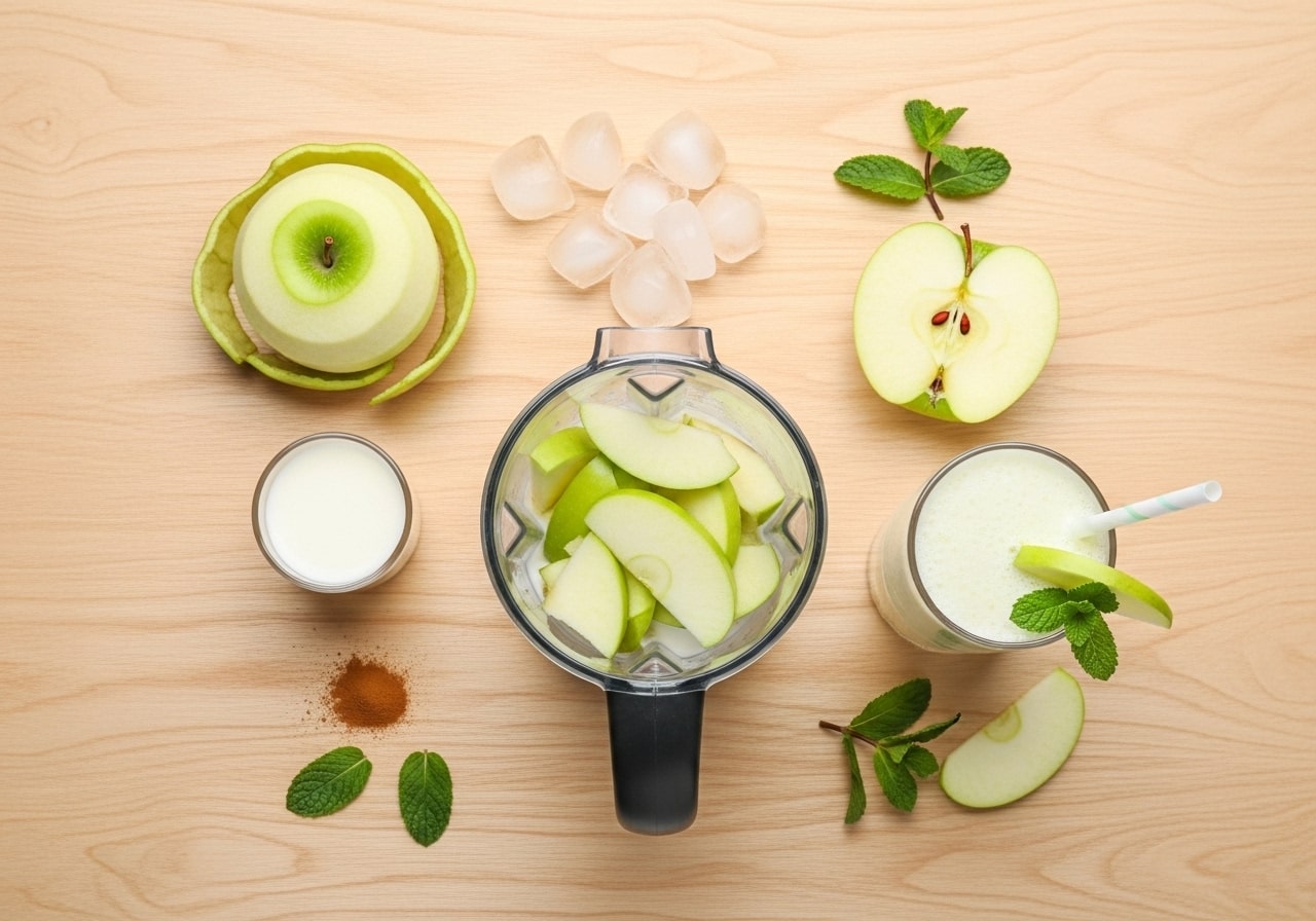 Cách Làm Sinh Tố Táo Ngon Bổ Dưỡng Tại Nhà Cùng Tu Farm