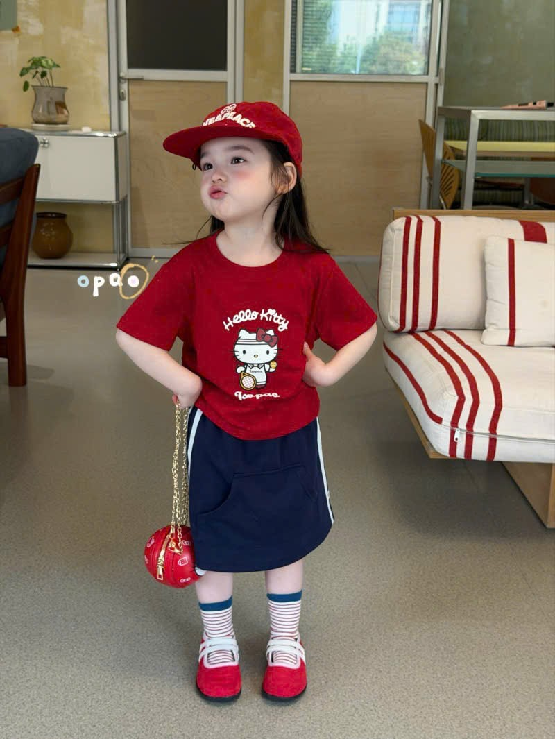 (E88) Áo thun đỏ họa tiết kitty Heyduck_thumbnail_0