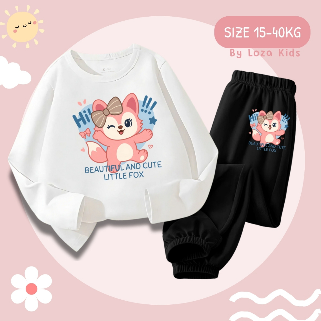 Bộ Thu - Đông bé gái in hình LINABELL- Loza Kids BW437_thumbnail_0