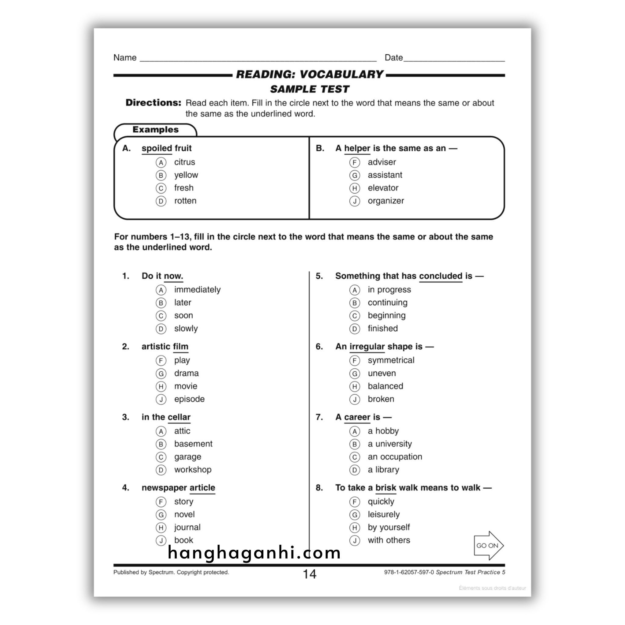 Sách Spectrum Test Practice Workbook Grade 5_thumbnail_8
