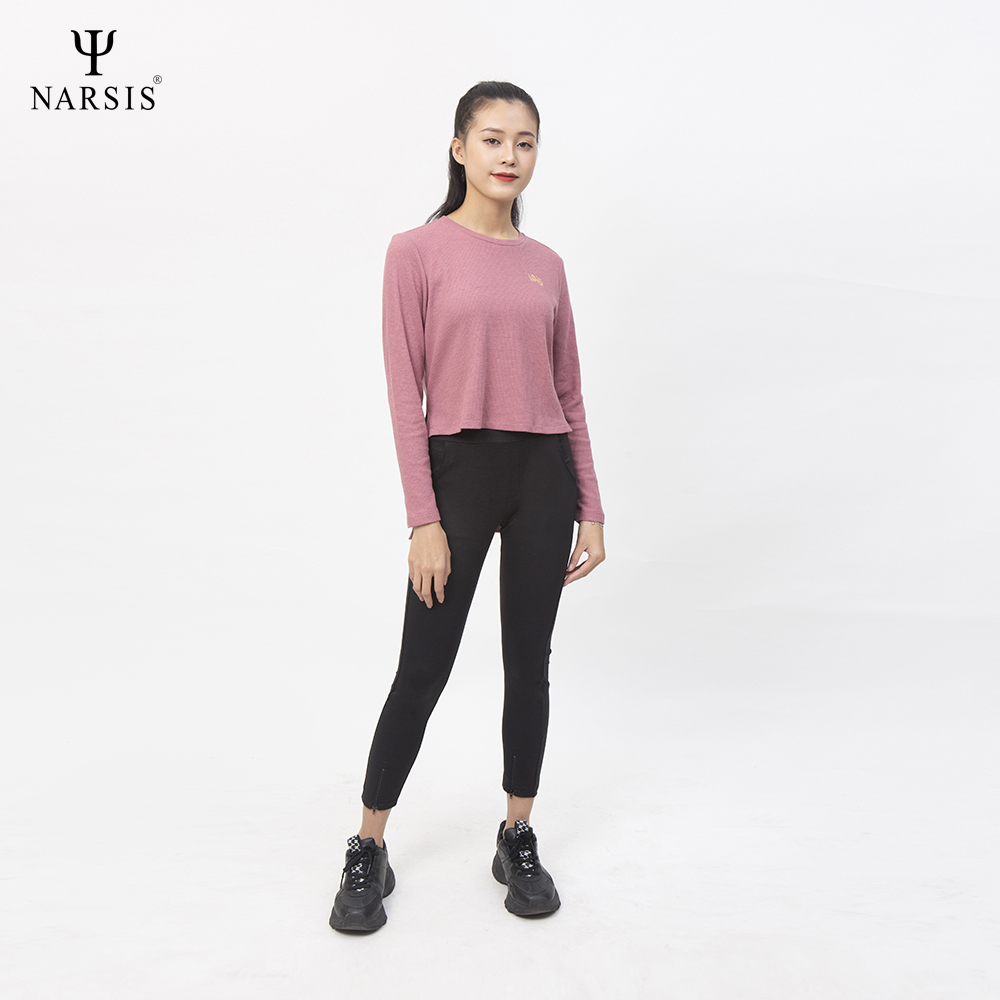 ÁO THU ĐÔNG NỮ L0032 NARSIS VẢI LEN COTTON ẤM ÁP, THOÁNG MÁT, GIỮ ẤM TỐT, MỀM MẠI_thumbnail_1
