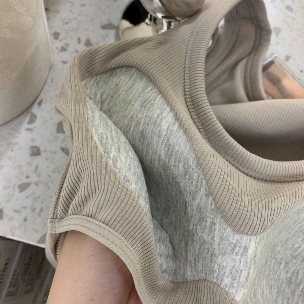 [MÃ B67] Áo Bra Nữ Có Mút, Áo Ba Lỗ Nữ Cotton Mềm Mại 4 Màu Đen Ghi Nâu Kem Freesize 40kg đến 60kg_thumbnail_2