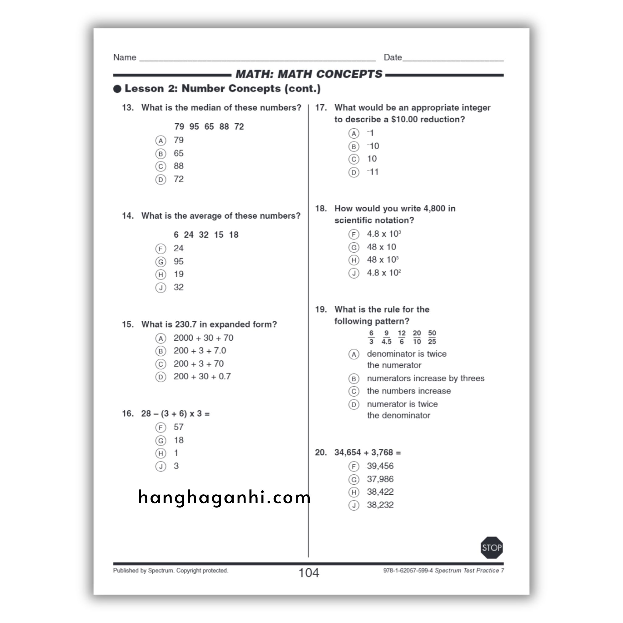 Sách Spectrum Test Practice Workbook Grade 7_thumbnail_4