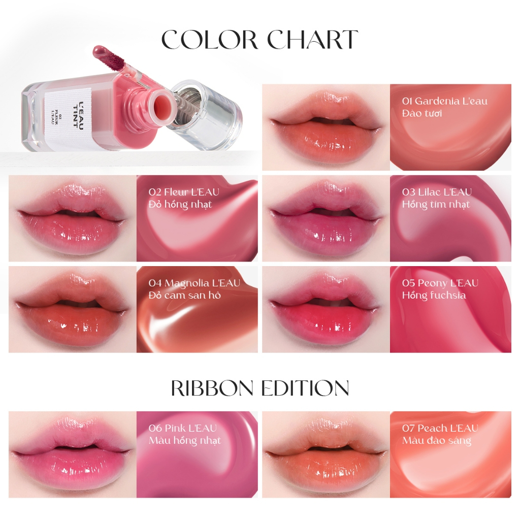 [BBIA] Son tint bóng Bbia L'Eau Tint minisize 1.2g