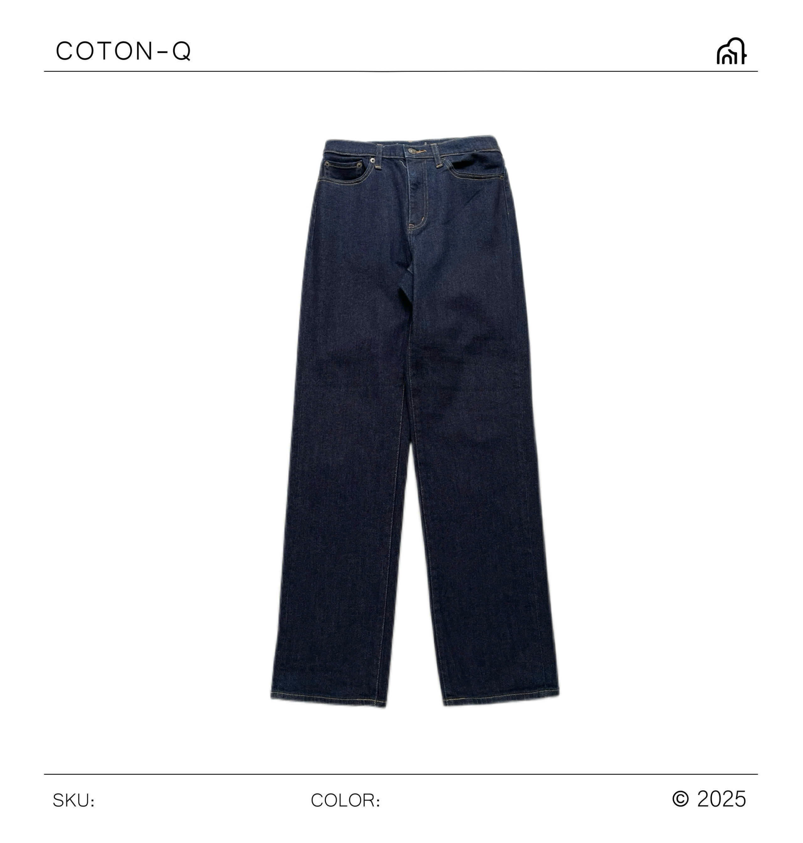 Q47 Quần jean baggy ( ĐẬM )