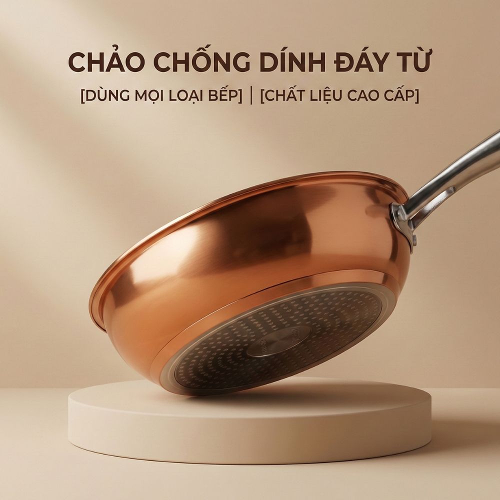 Chảo Chống Dính Đáy Từ Mishio Size cm MK430 - Chống Dính Gốm Cao Cấp, An Toàn Sức Khỏe, Dùng Cho Mọi Loại Bếp_thumbnail_2