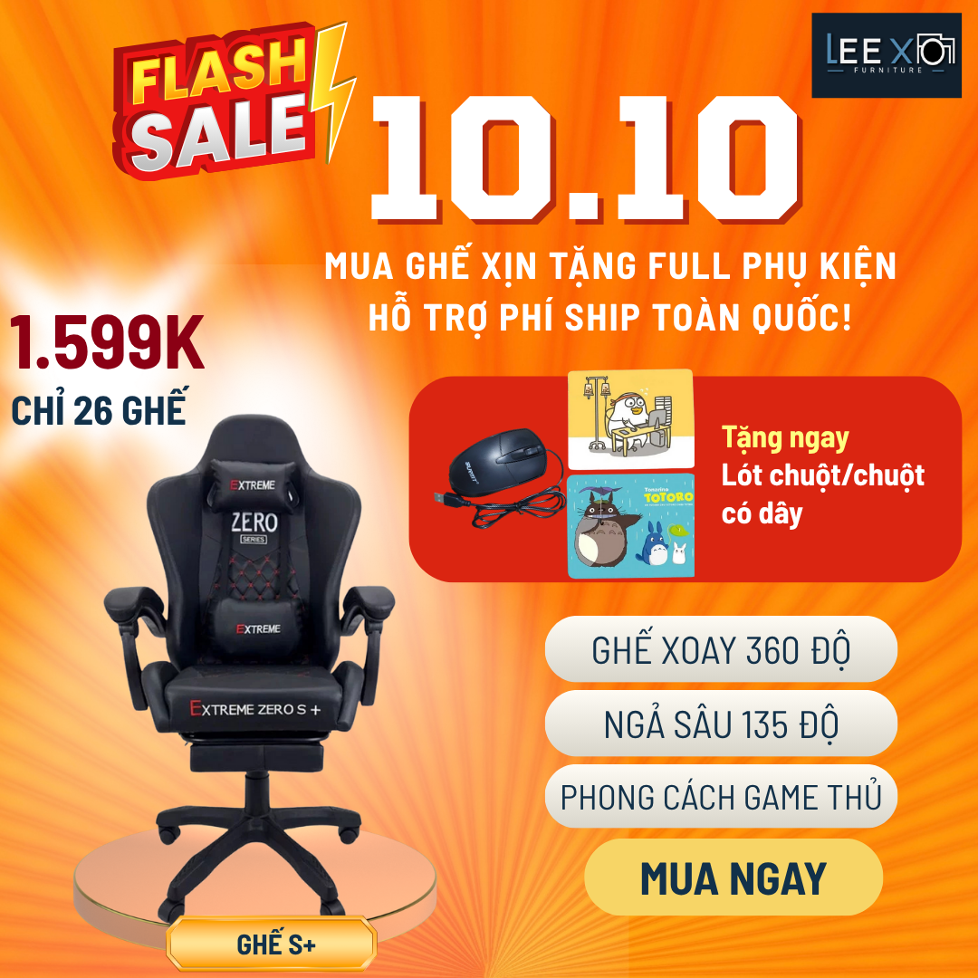 Ghế Gaming Extreme Zero S+ – Ngả Lưng 135° Thư Giãn Tối Đa, Khung Vững Chắc, Phong Cách Đỉnh Cao_thumbnail_15