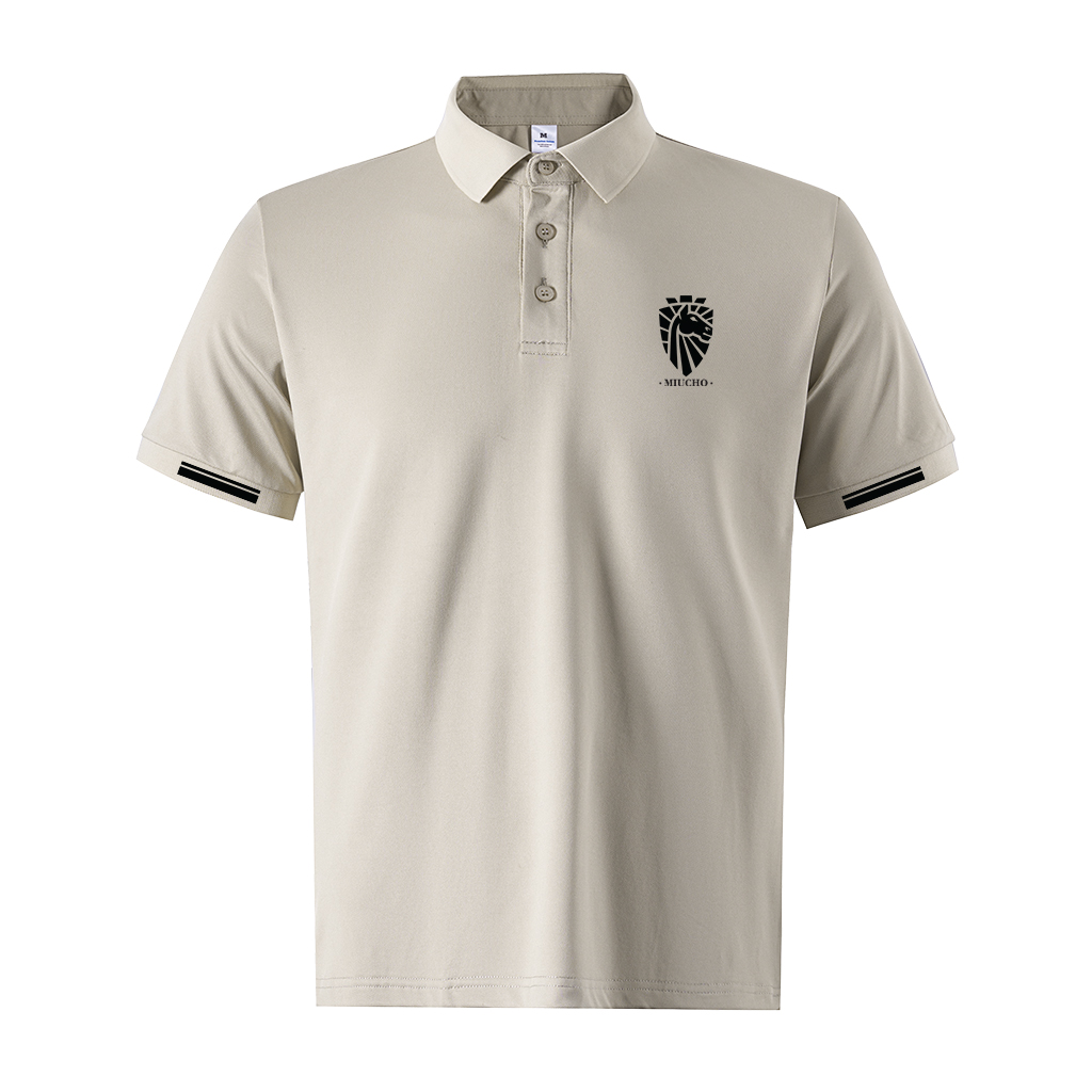 Áo polo nam form vừa regular vải cá sấu đứng form thoáng mát 1834 Miucho Iconic in basic_thumbnail_10