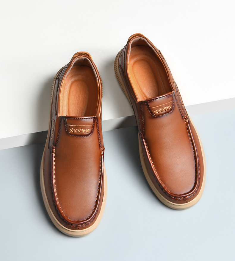 G43 Giày Lười Da Bò Cao Cấp_thumbnail_4