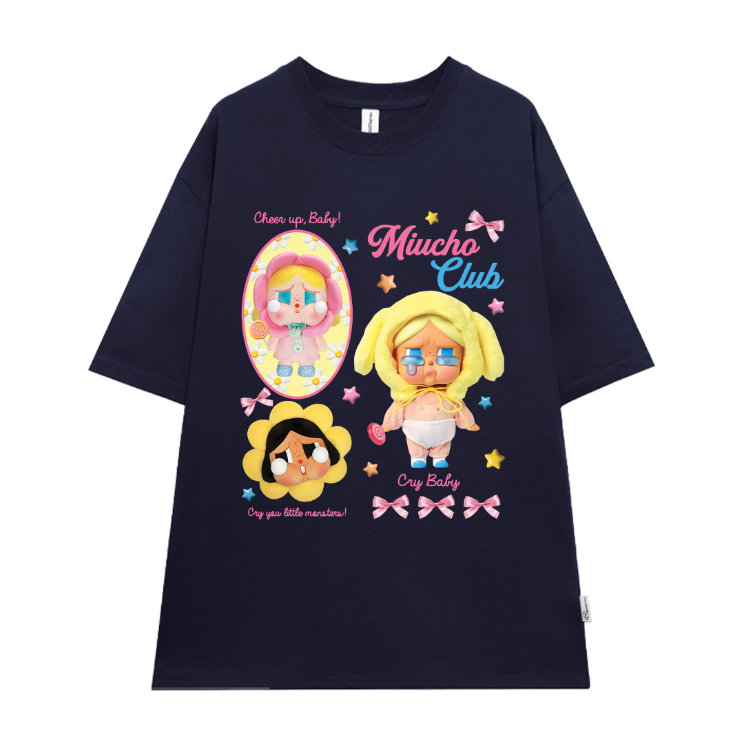 Áo thun CRY BABY nhiều màu ATD1336 Miucho form rộng vải cotton in mix_thumbnail_17