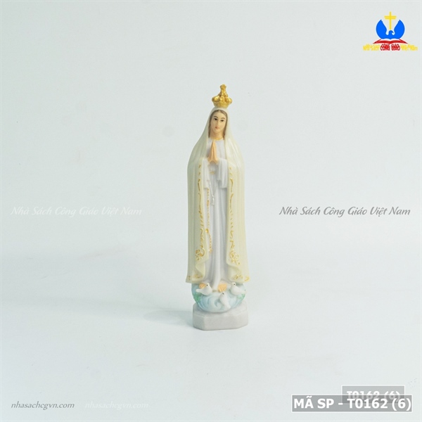 Tượng sứ Đức Mẹ Fatima vương miện 15cm ✔_thumbnail_4