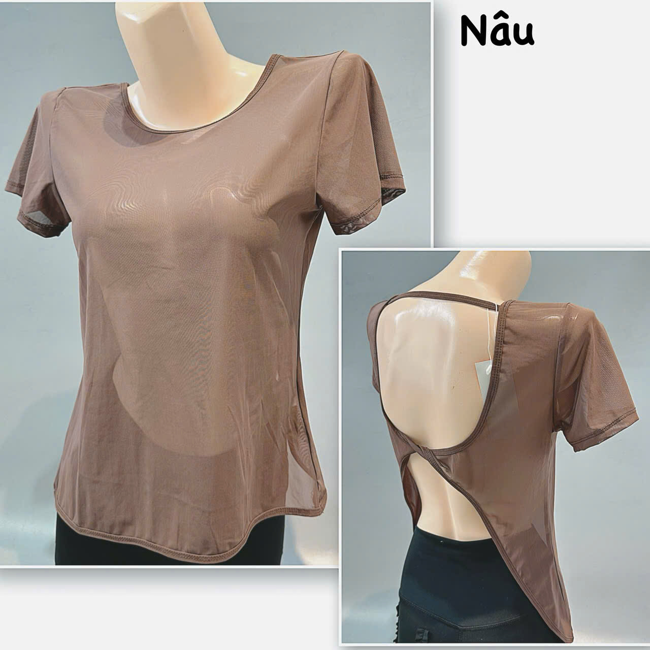 Áo Tank Thể Thao Lưới Mè Dáng Croptop Phối Dây Lưng_thumbnail_8