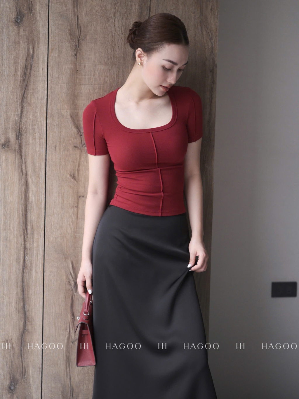 Áo thun cộc tay cổ U_thumbnail_10