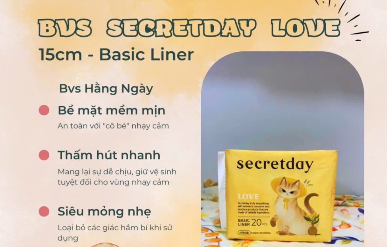 SALE K15 SET 3 BỊCH BVS HÀN 15CM / MIẾNG - 20 MIẾNG / 1 GÓI