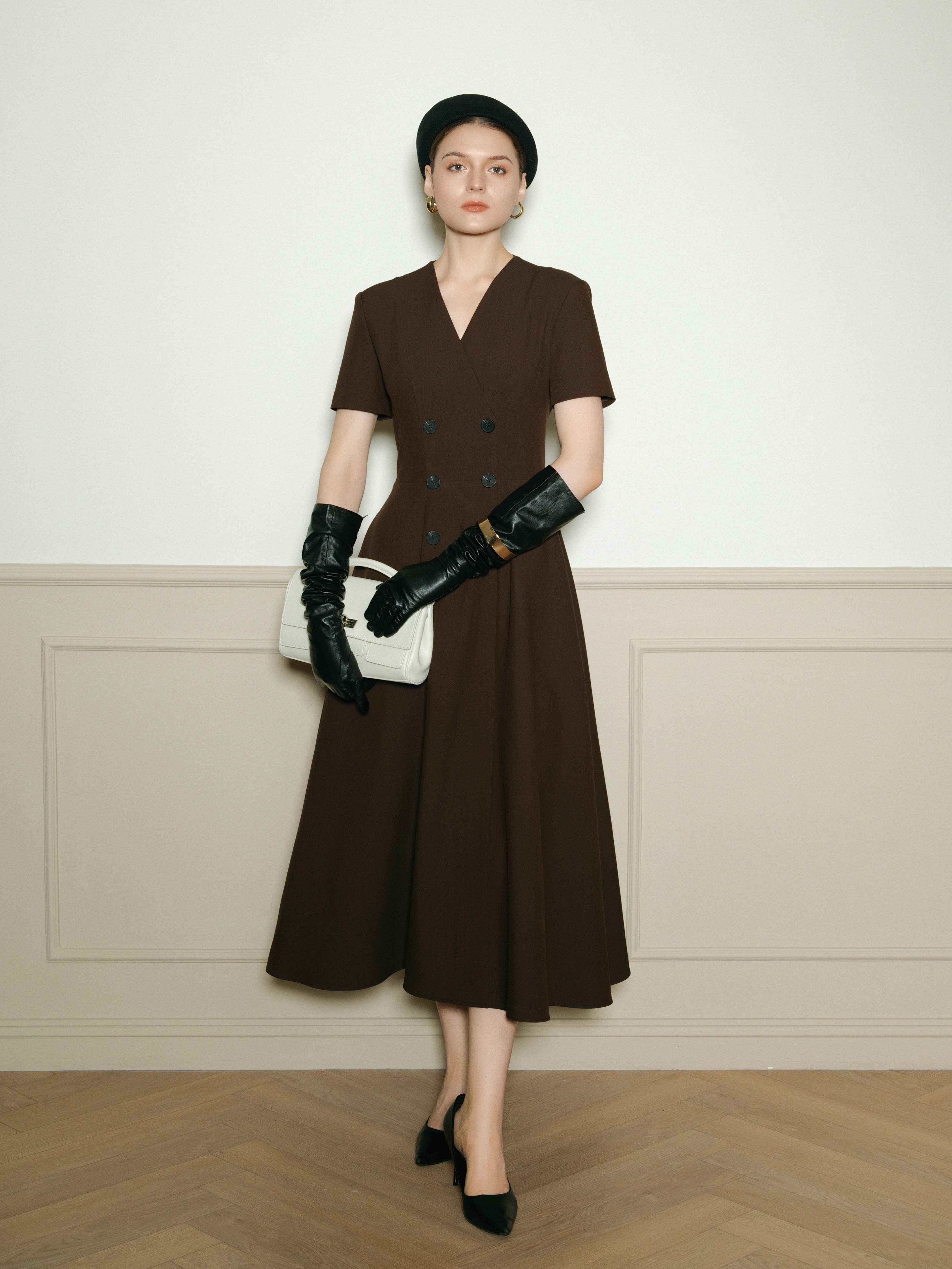 VIVIENNE DRESS - Brown_thumbnail_3