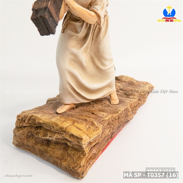 Tượng Chúa vác thánh giá 25cm ✔_thumbnail_1