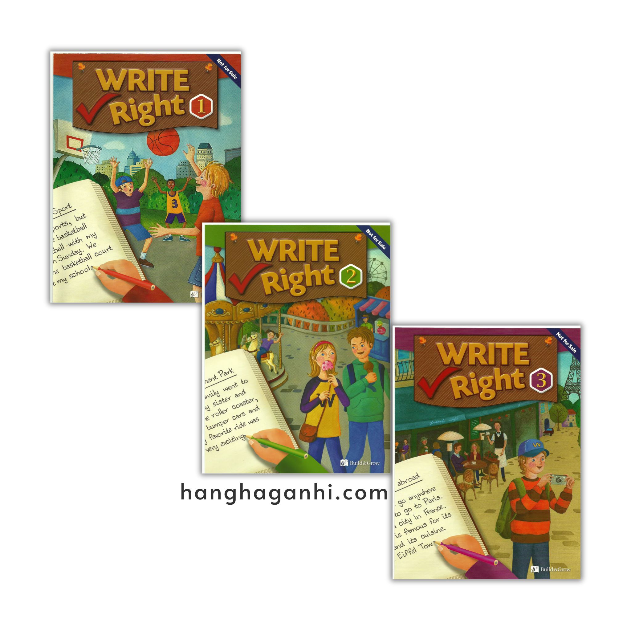 Bộ sách Write Right – 3 cuốn ( Sách luyện viết)