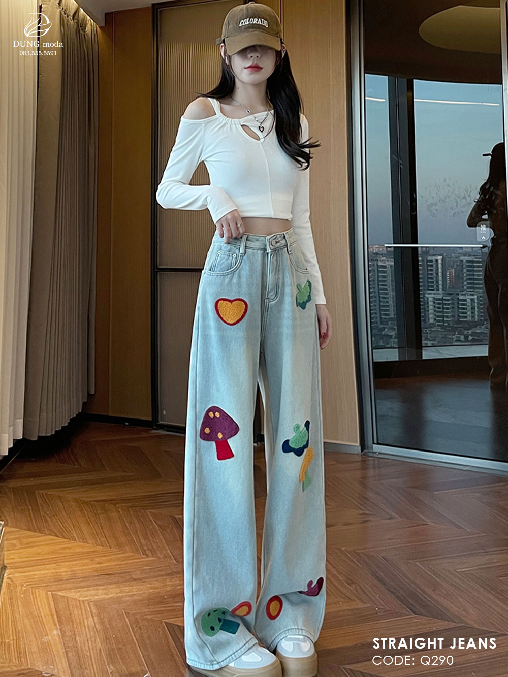 Quần Jean Suông DungModa Q290 8898_thumbnail_0