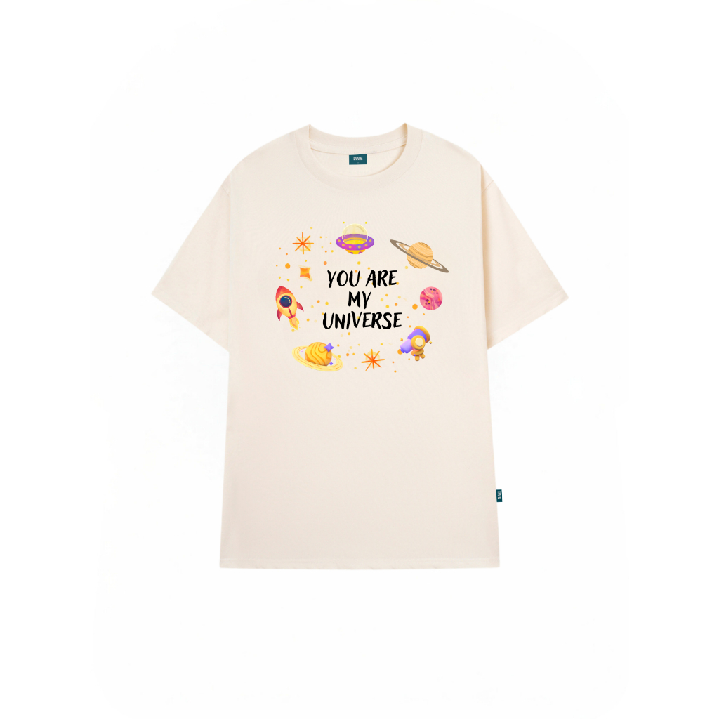 Áo thun unisex nam nữ You are my universe local brand 𝐖𝐞 𝐓𝐞𝐞 - WU0828_thumbnail_2