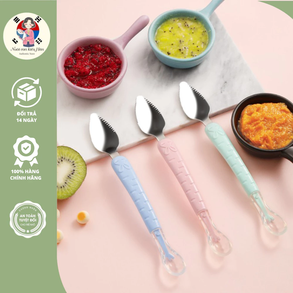 Thìa ăn dặm cho bé 2 Đầu nạo Bermy_thumbnail_5