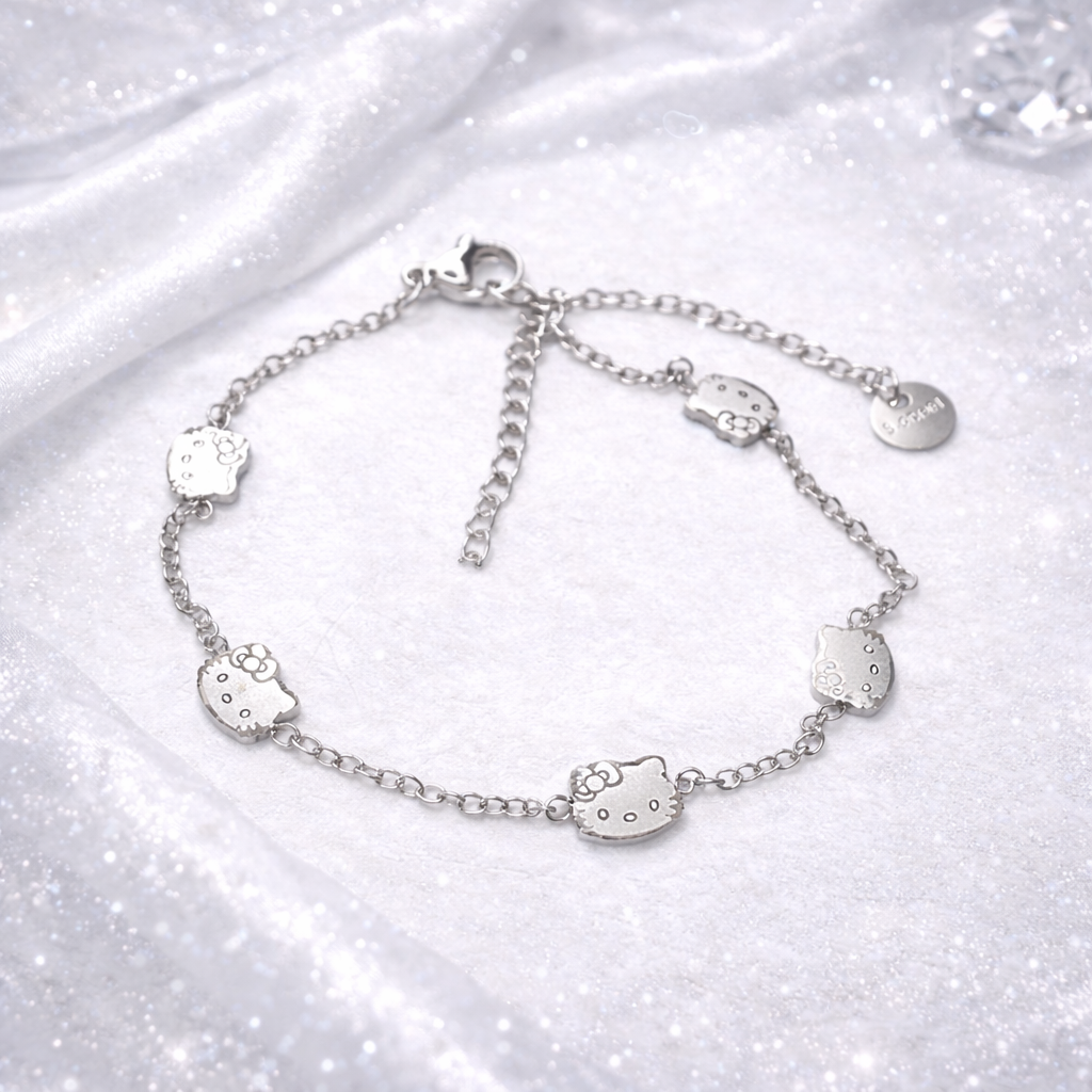 vòng tay dây mảnh hello kitty