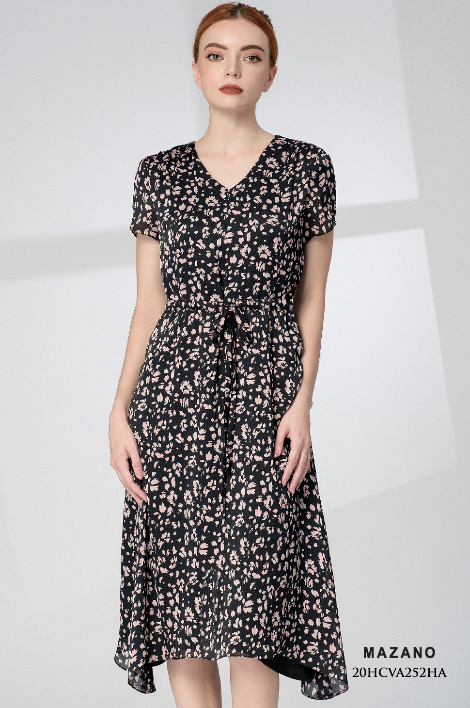 Đầm đen rút dây đai chân mullet_thumbnail_0