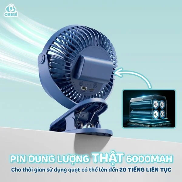 QUẠT KẸP TÍCH ĐIỆN CHIBÉ - Xanh Than_thumbnail_7